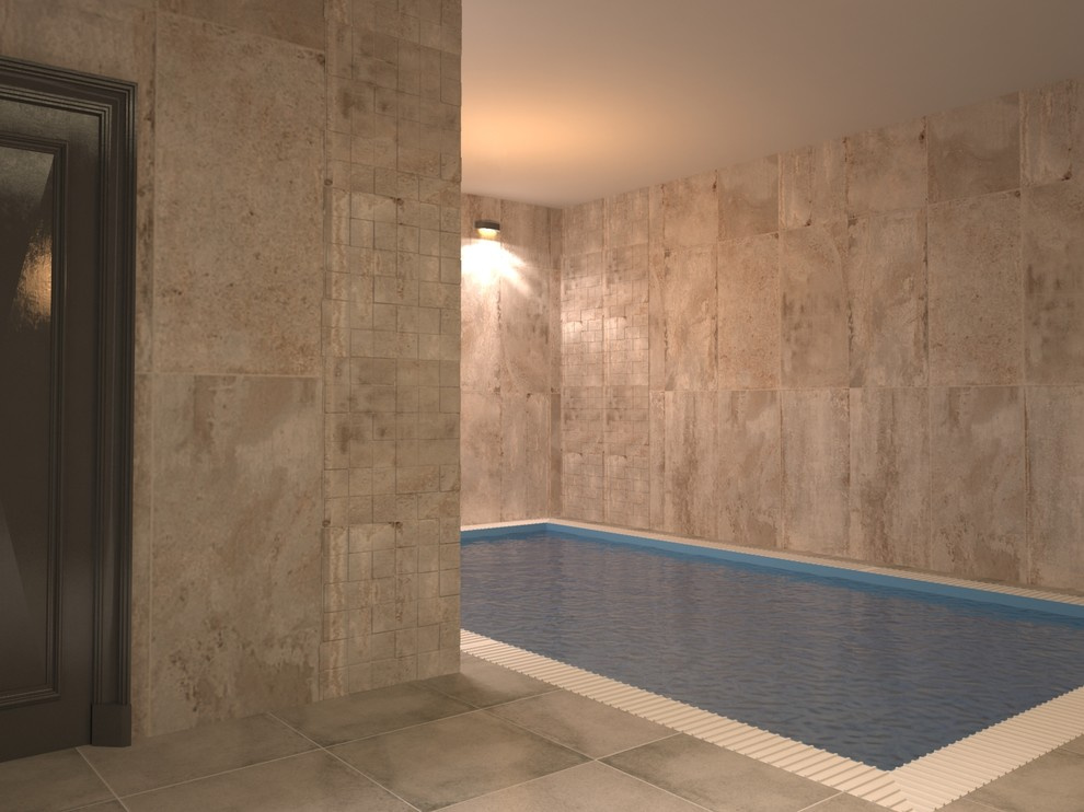 Pool. Art Nouveau style.