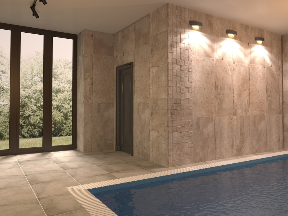 Pool. Art Nouveau style.