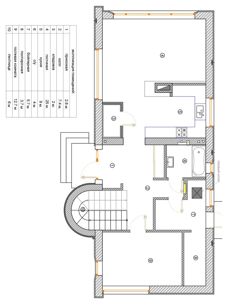 Houzz тур: Дом с панорамными окнами и бетонным потолком