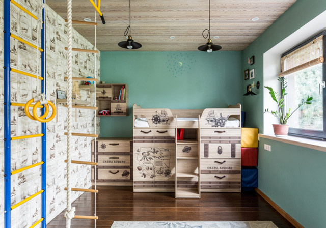 Houzz тур: Дом с панорамными окнами и бетонным потолком