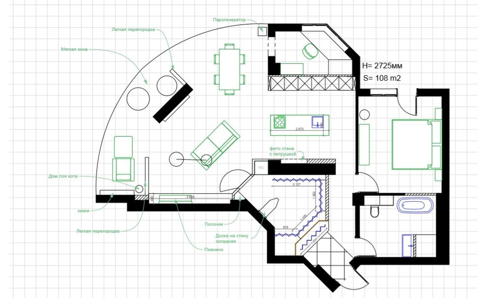 Houzz тур: Несуровый лофт в центре Екатеринбурга