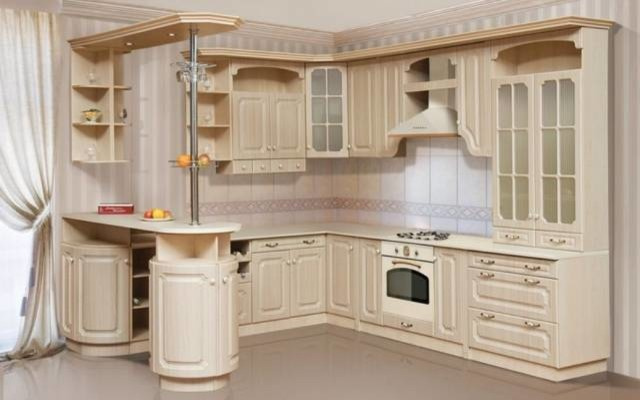 Кухни с барной стойкой