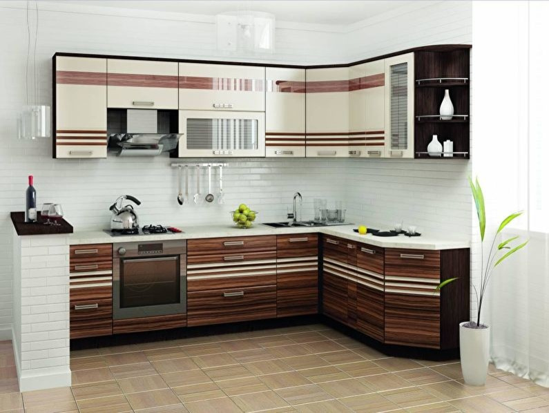 Кухни с барной стойкой