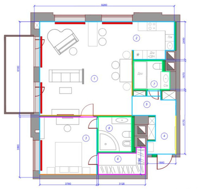 В гостях: Квартира с белым роялем для дочки-пианистки