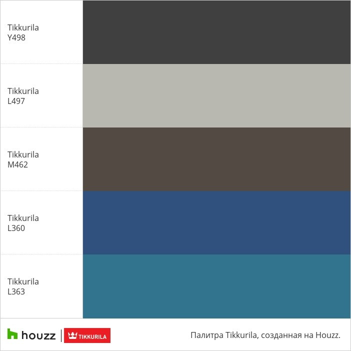 Моя Tikkurila® палитра цветов