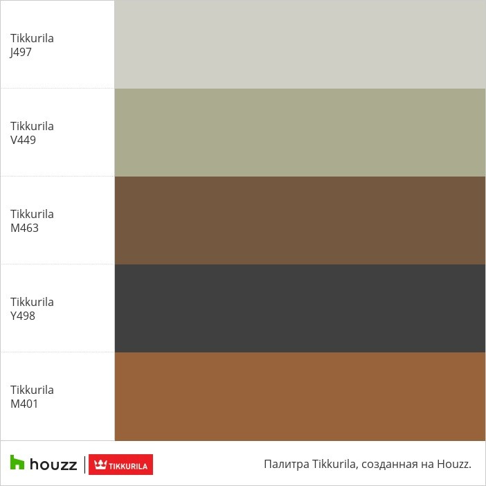 Моя Tikkurila® палитра цветов