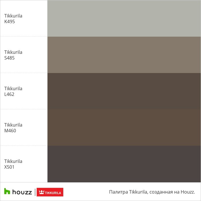 Моя Tikkurila® палитра цветов