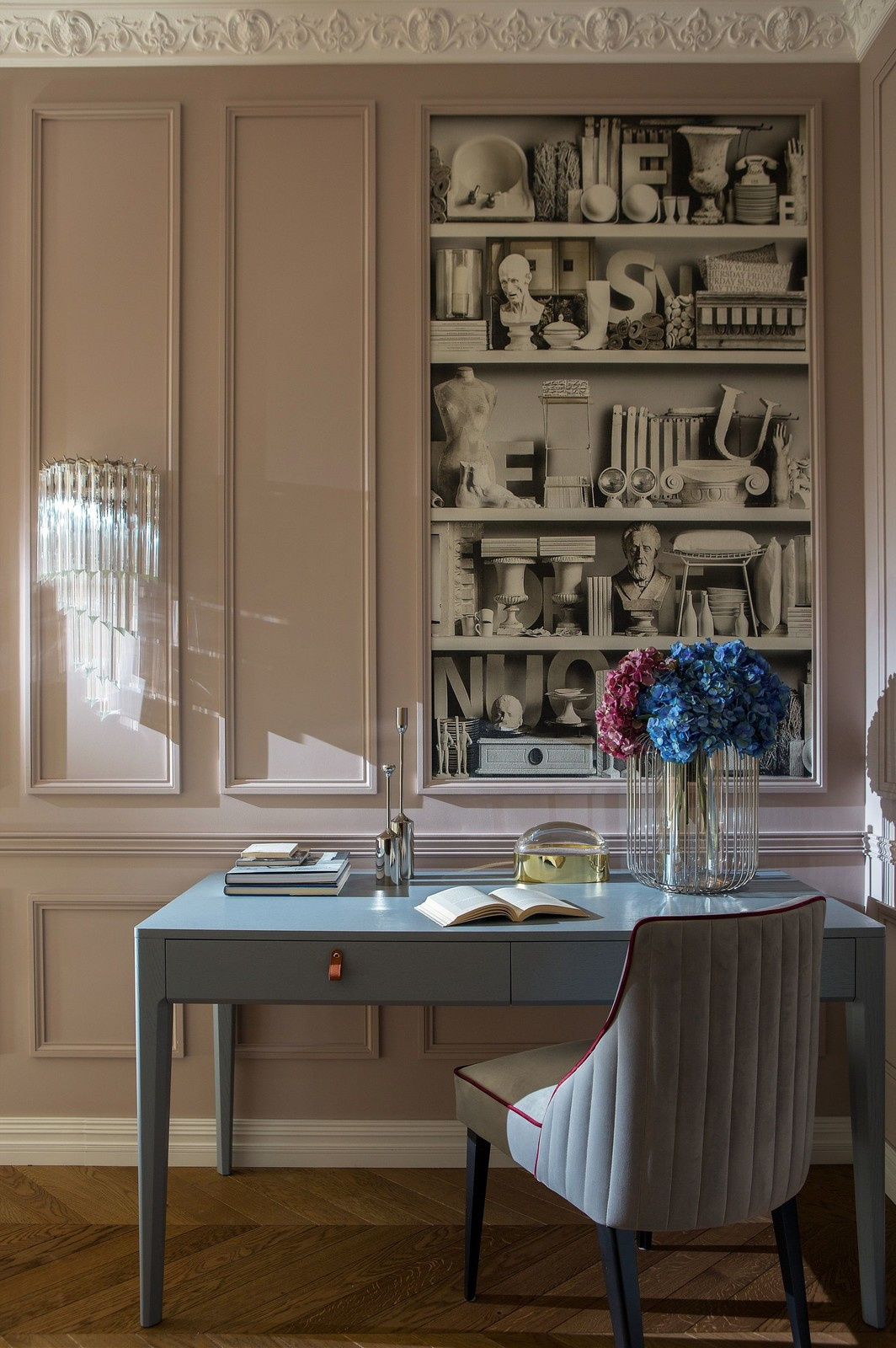 Квартира на стыке классики и поп - арта