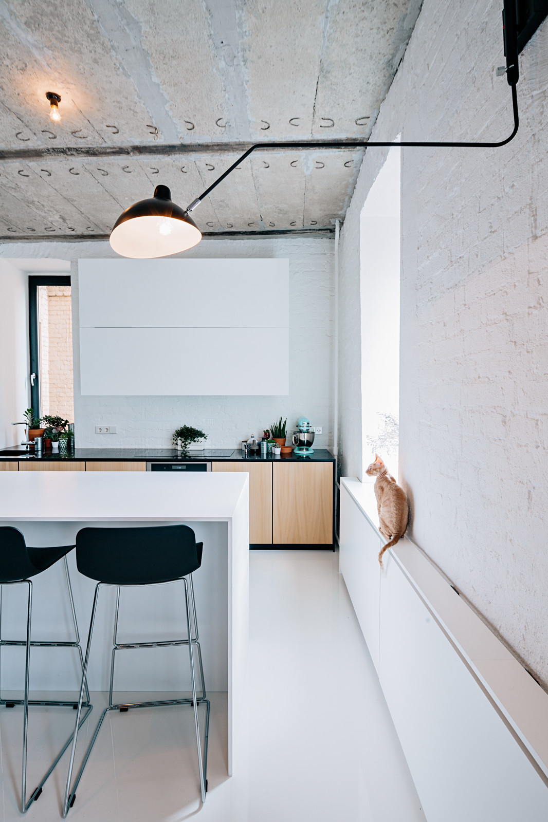 BLACK AND WHITE APARTMENT