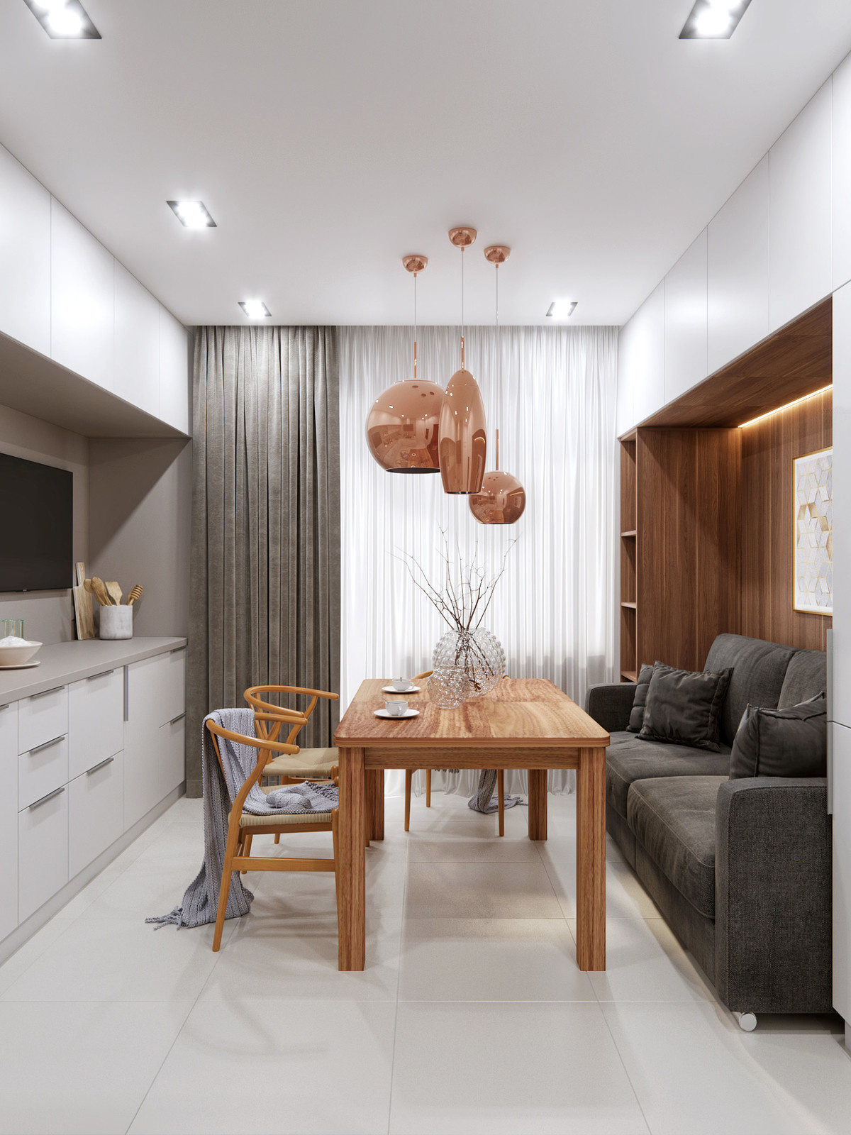 Laconic apartment