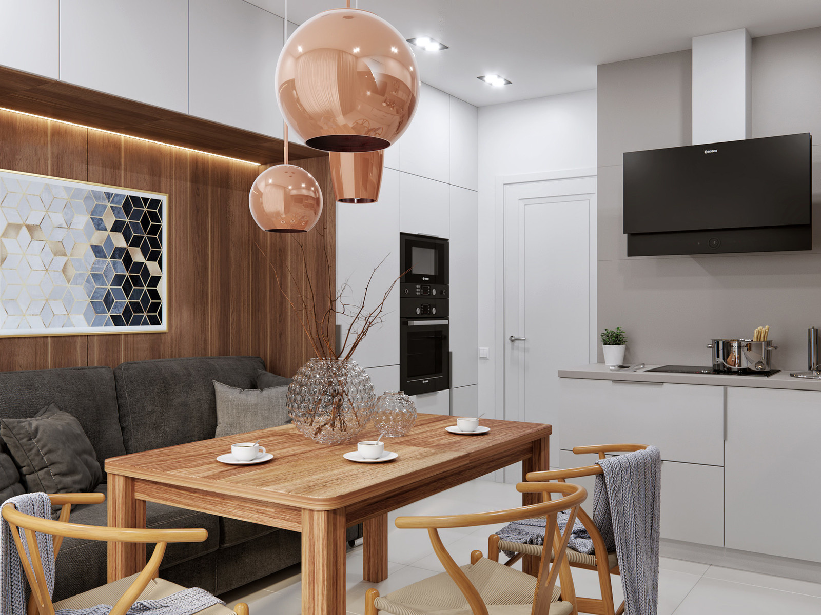 Laconic apartment