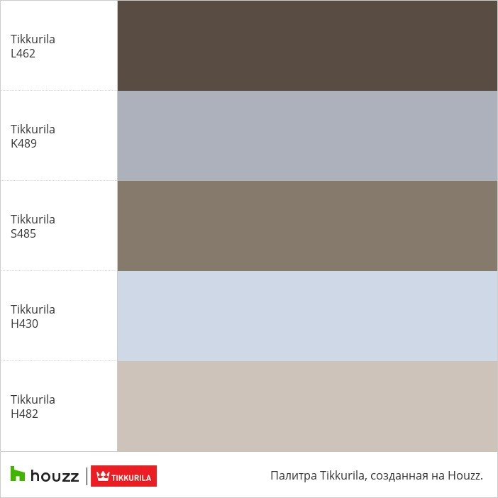 Моя Tikkurila® палитра цветов