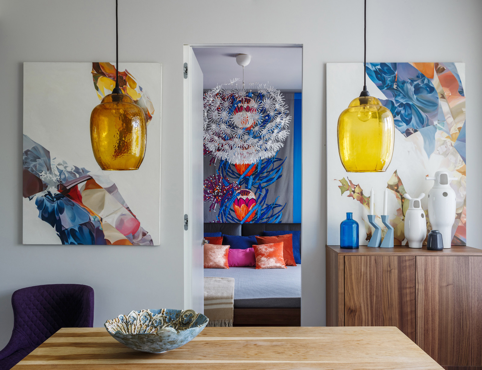 Houzz тур: Яркая квартира в русско-скандинавском стиле