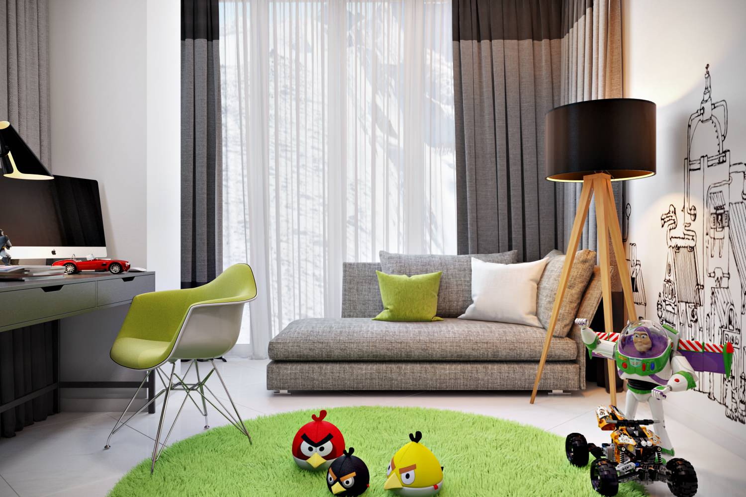 Сhildren's room with accents