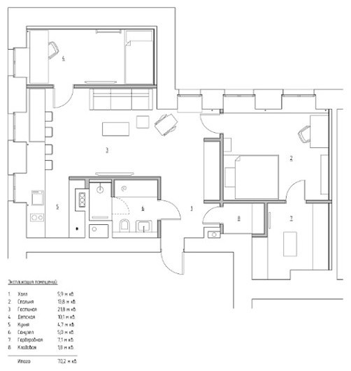 Houzz тур: Квартира молодого папы на Арбате