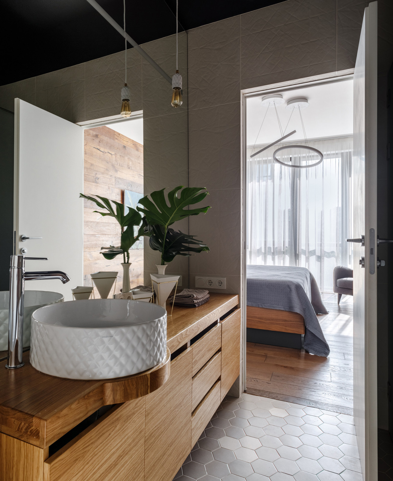 Просто фото:  Столешница с «выходом» — 19 дизайн-решений