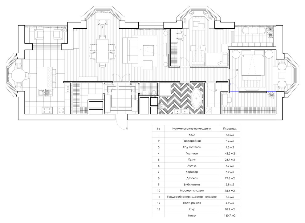 Houzz-тур: Московская квартира с французским шиком