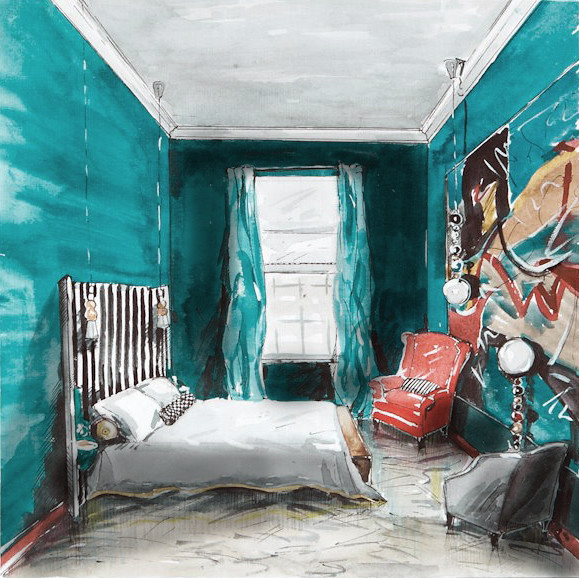 Interior Sketch - Эскизы интерьеров