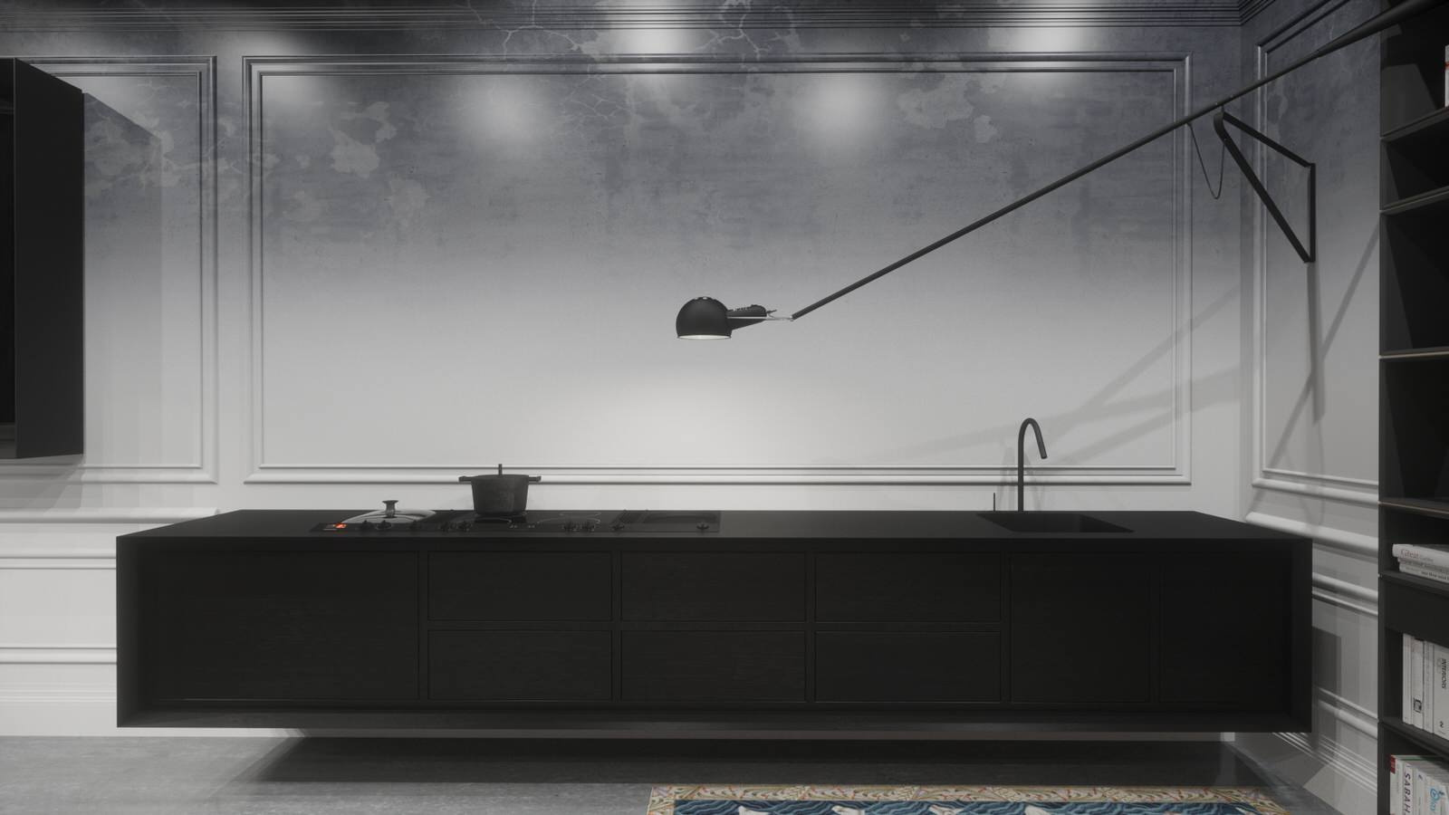 All black - Frame collection Kitchen