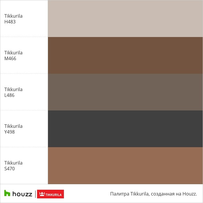 Моя Tikkurila® палитра цветов