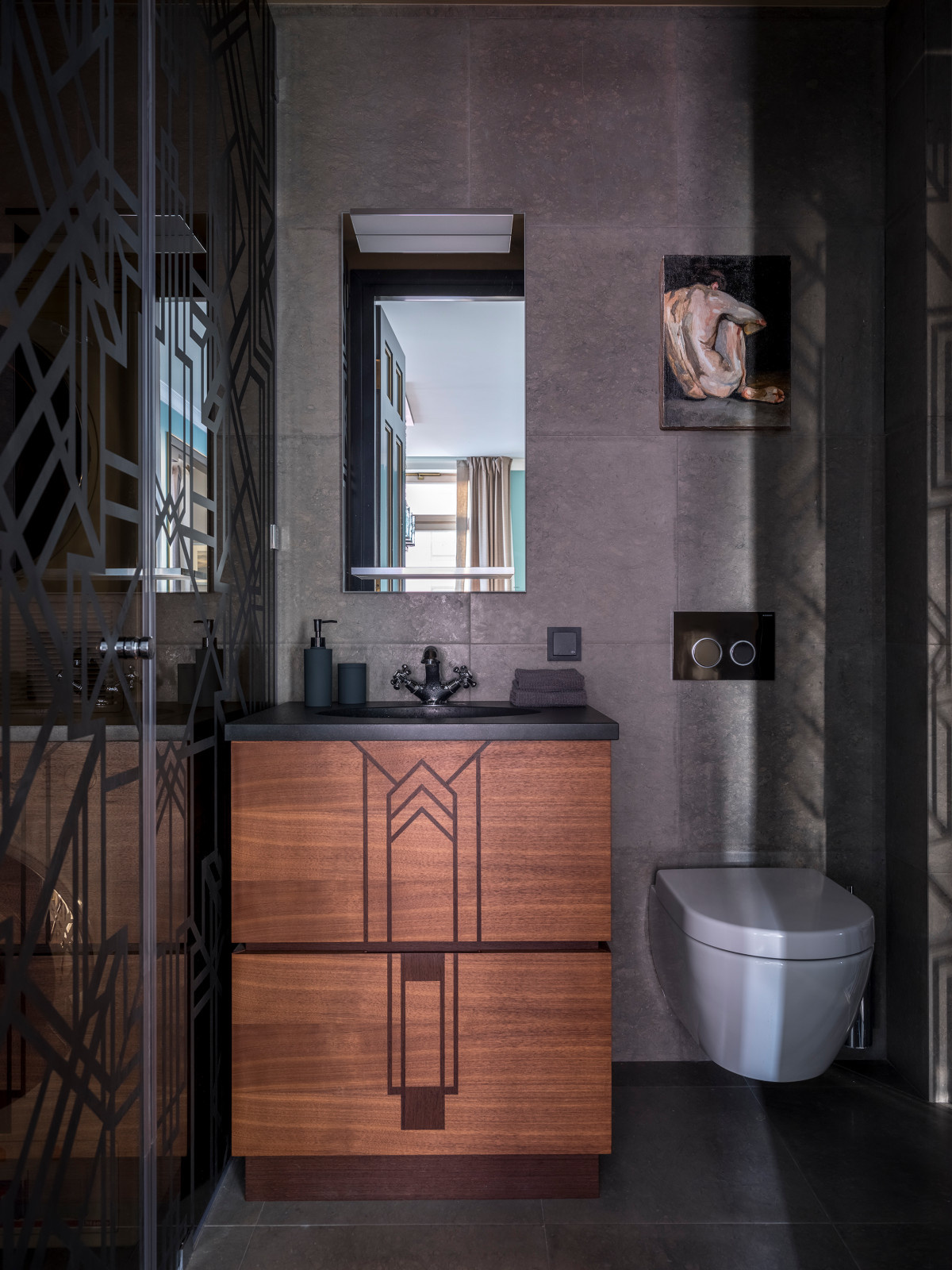Interior with a view - Интерьер с видом на МГУ