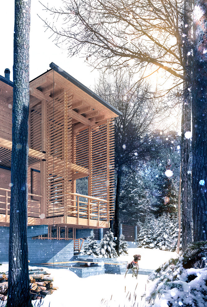 Дом на склоне / Hillside House