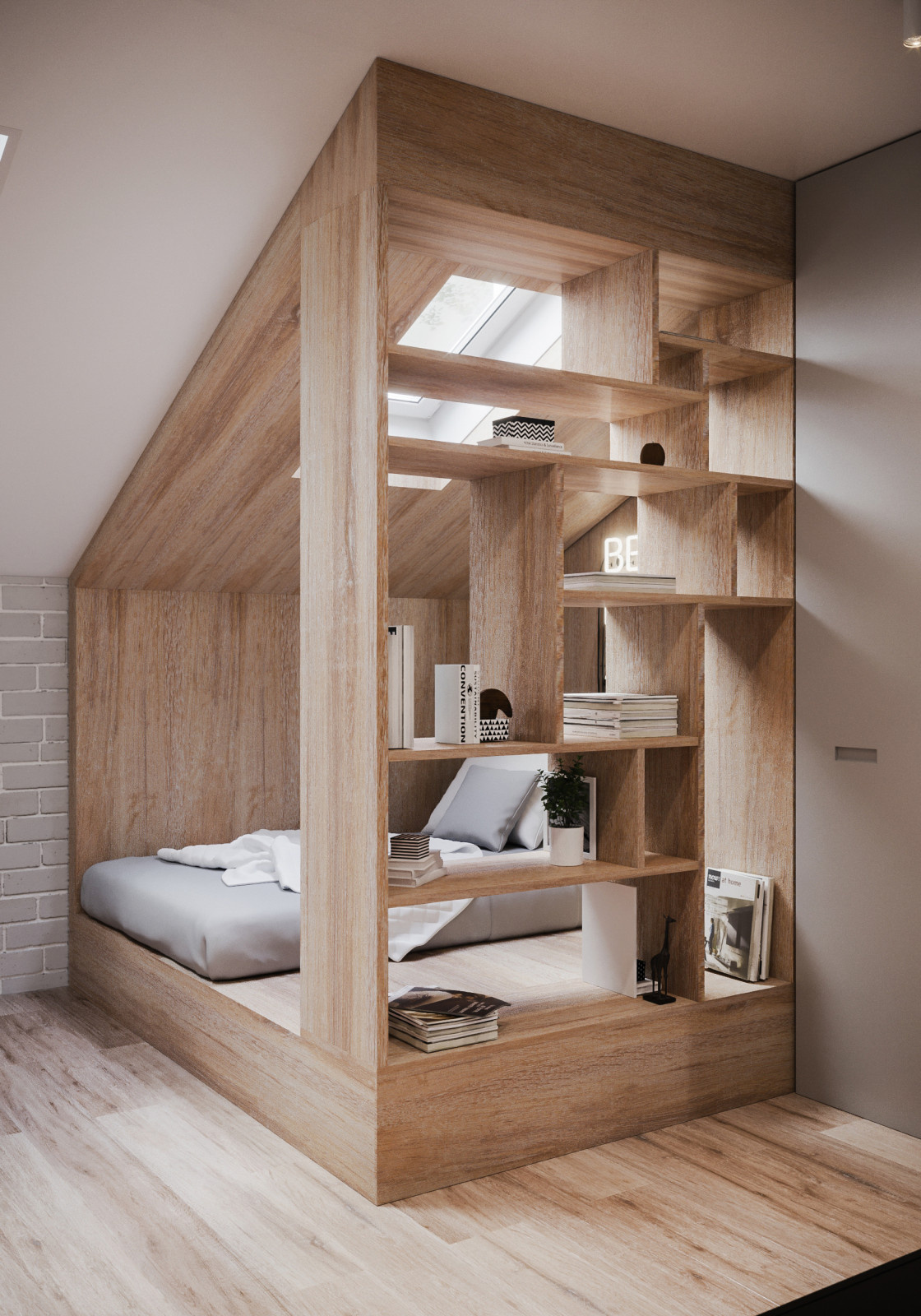 Apartamento de tres pisos
