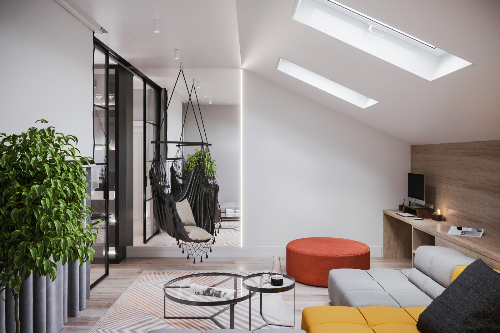 Apartamento de tres pisos