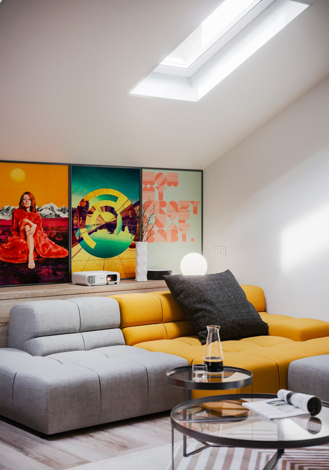 Apartamento de tres pisos