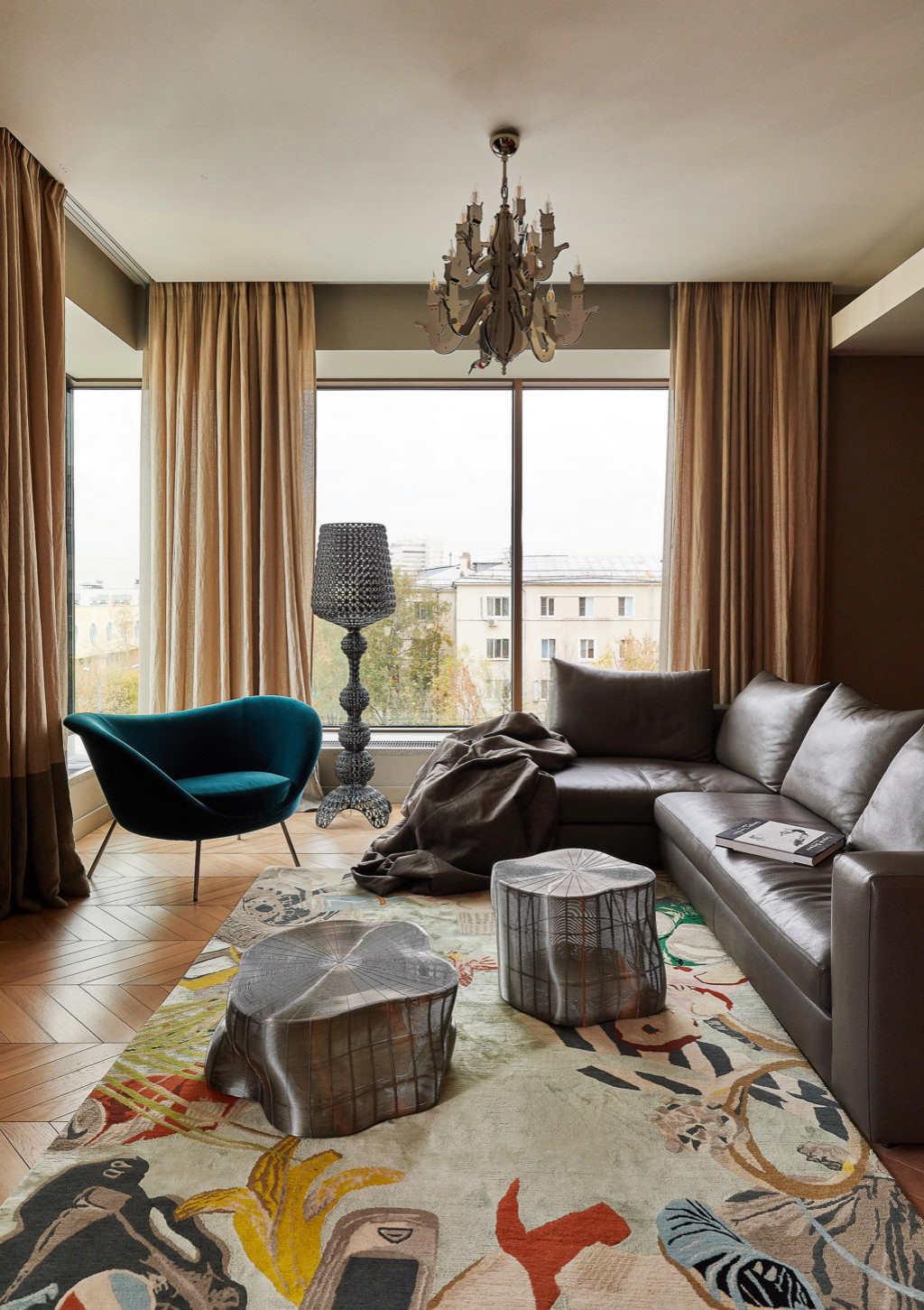 Квартира с уютным интерьером в Москве, 120 м² | AD Magazine