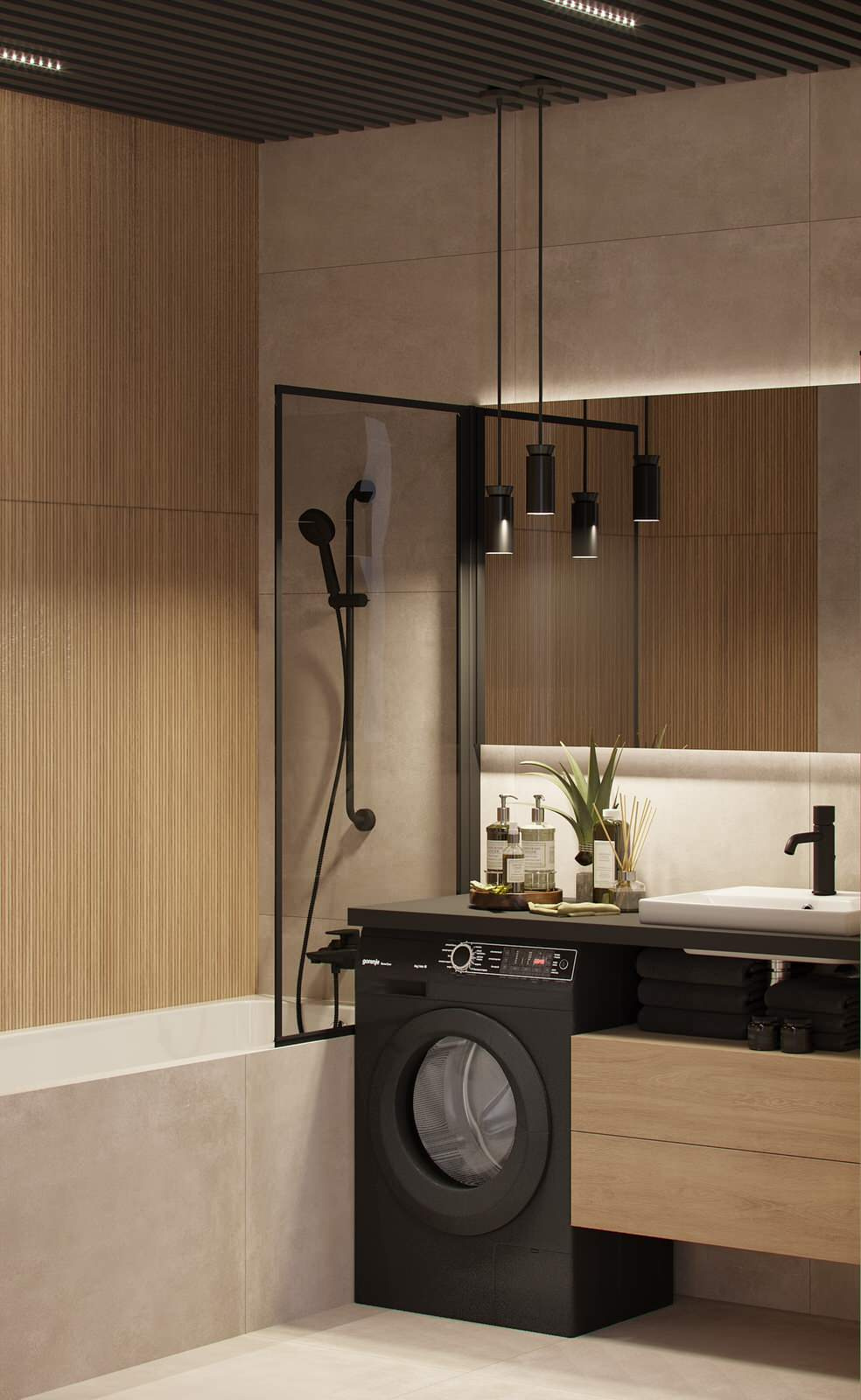 Black & Wood
