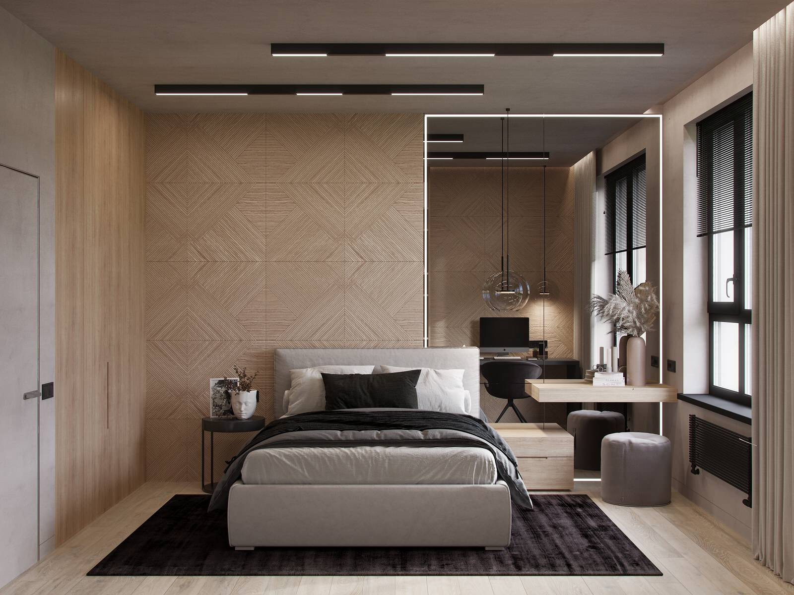 Black & Wood
