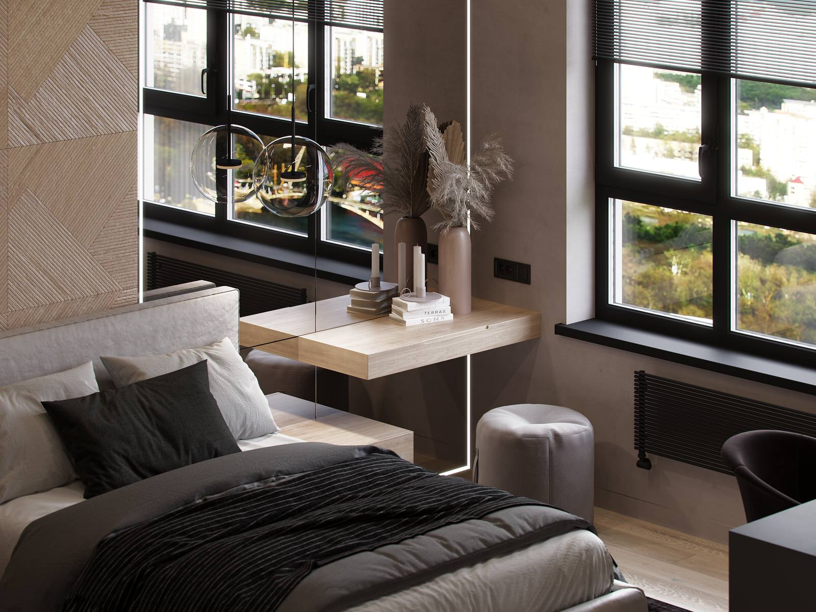 Black & Wood