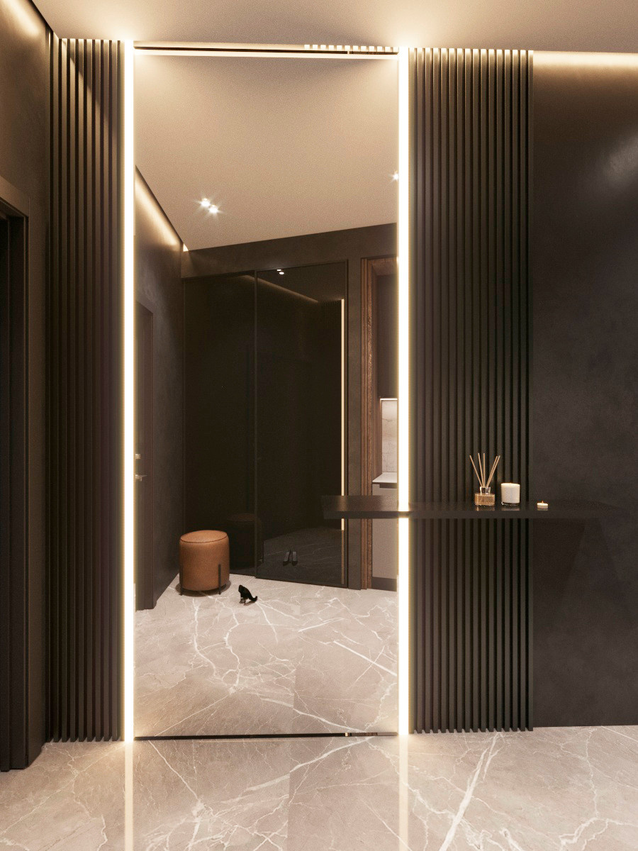 Moscow city. Federation Tower. Sexy room.