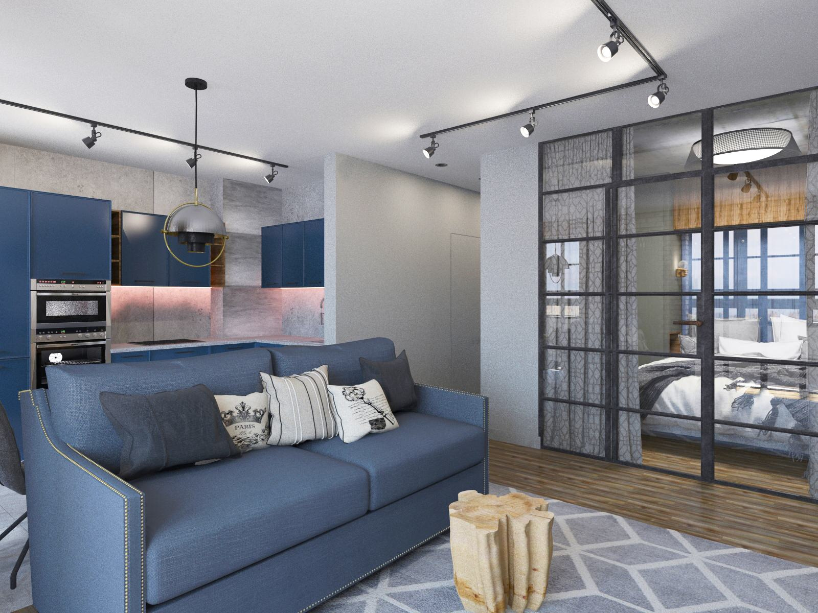 Blue & Grey