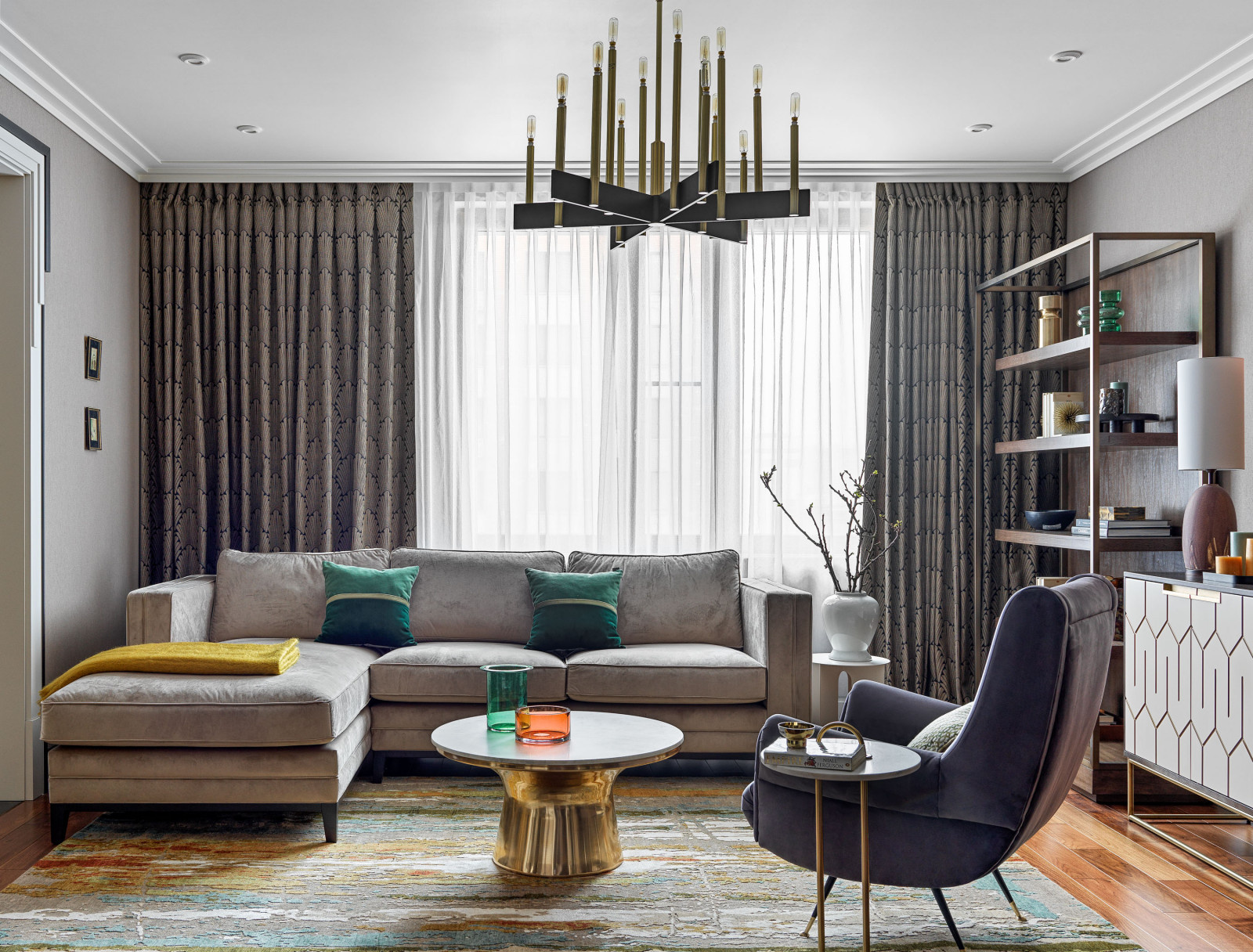 Houzz тур: Квартира на Таганке с элементами ар деко