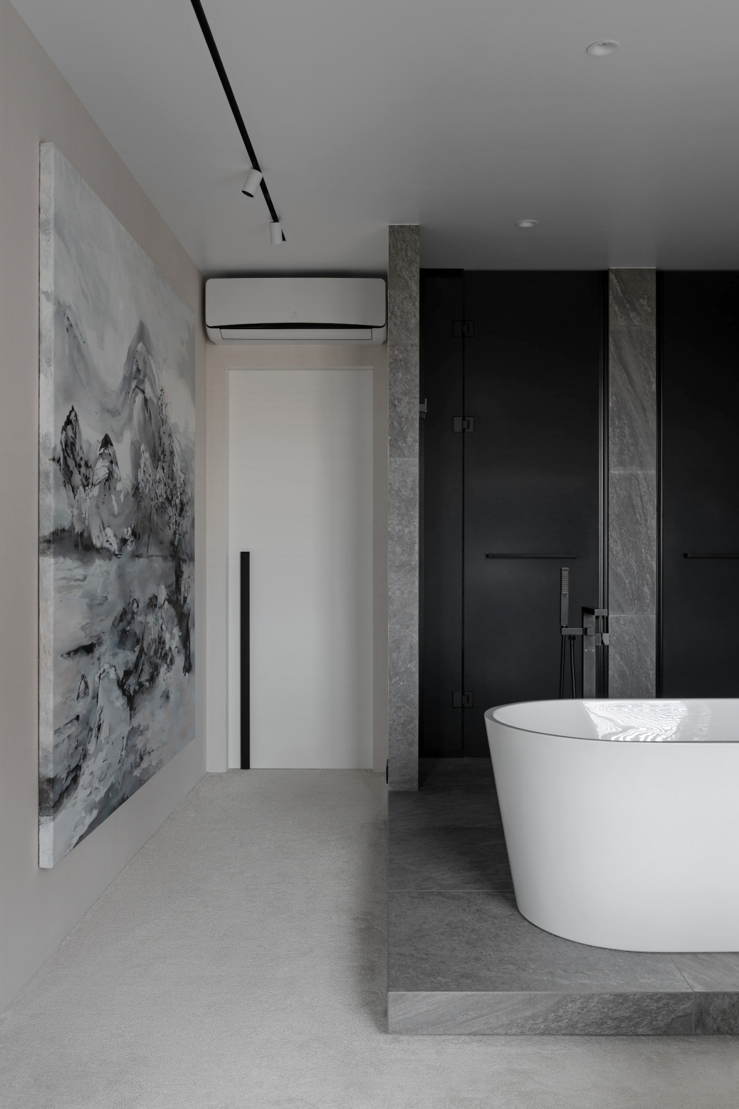 Проект недели: Спальня с ванной в центре комнаты