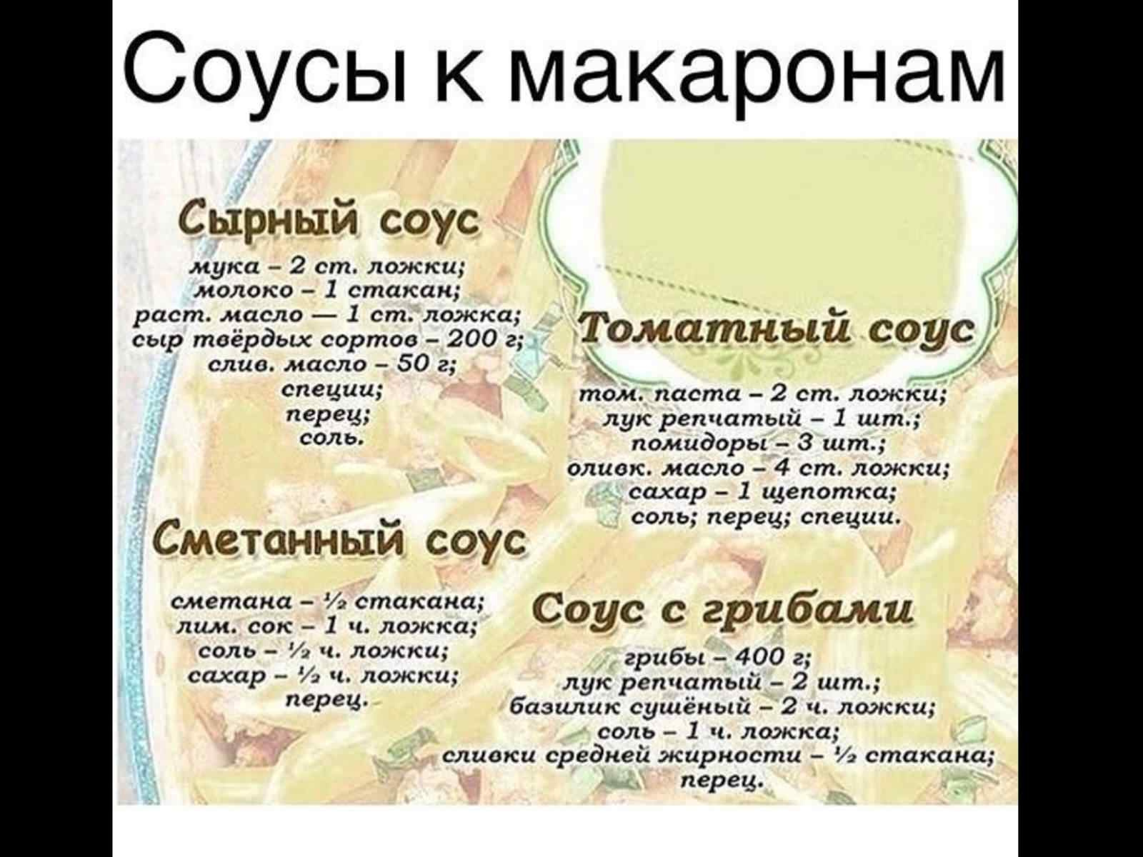 рецепты