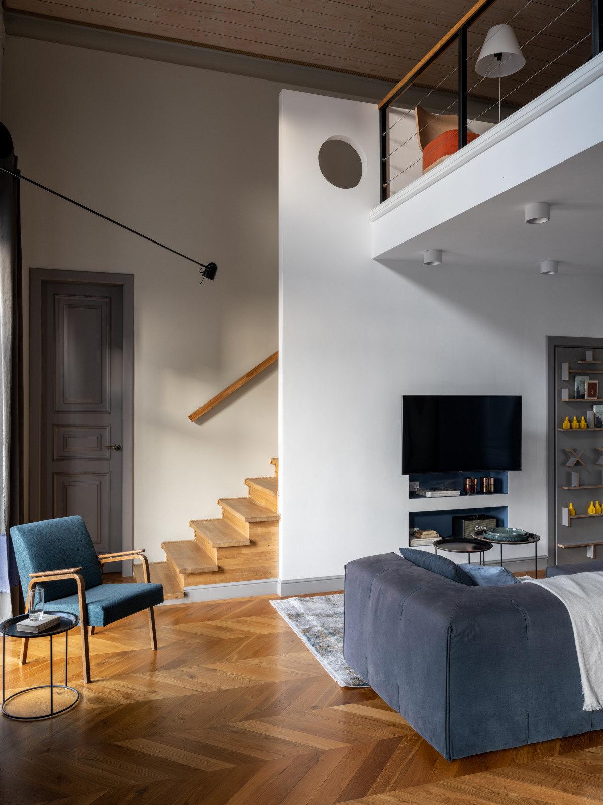 Houzz тур: Квартира в Казани, что случайно стала двухуровневой