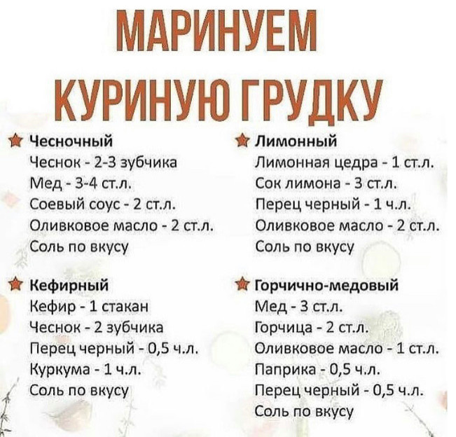 рецепты