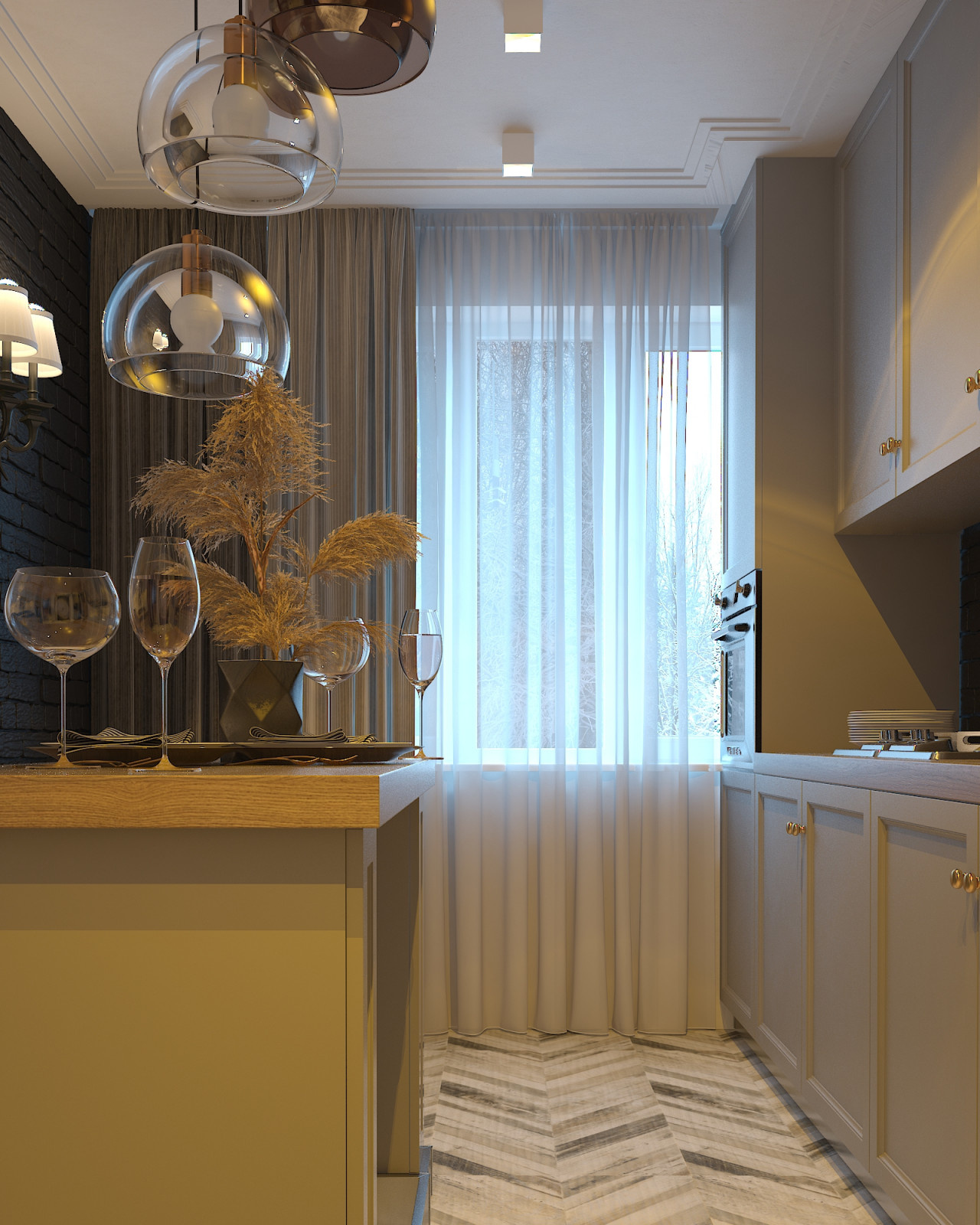 Кваритра ЖК Глумилино гостиная