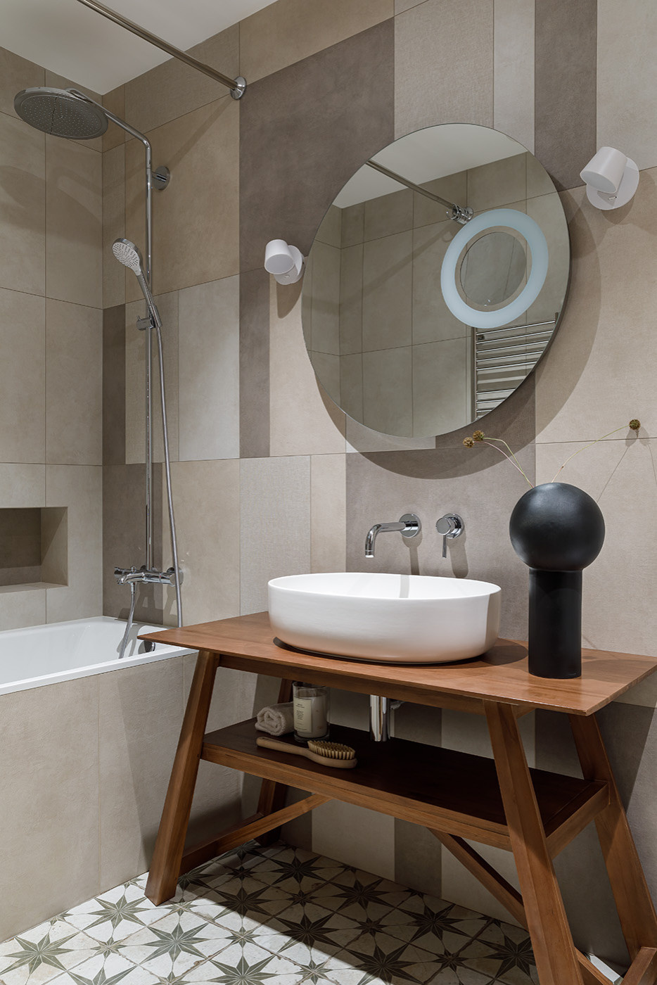 Houzz тур: Квартира с радиусной планировкой