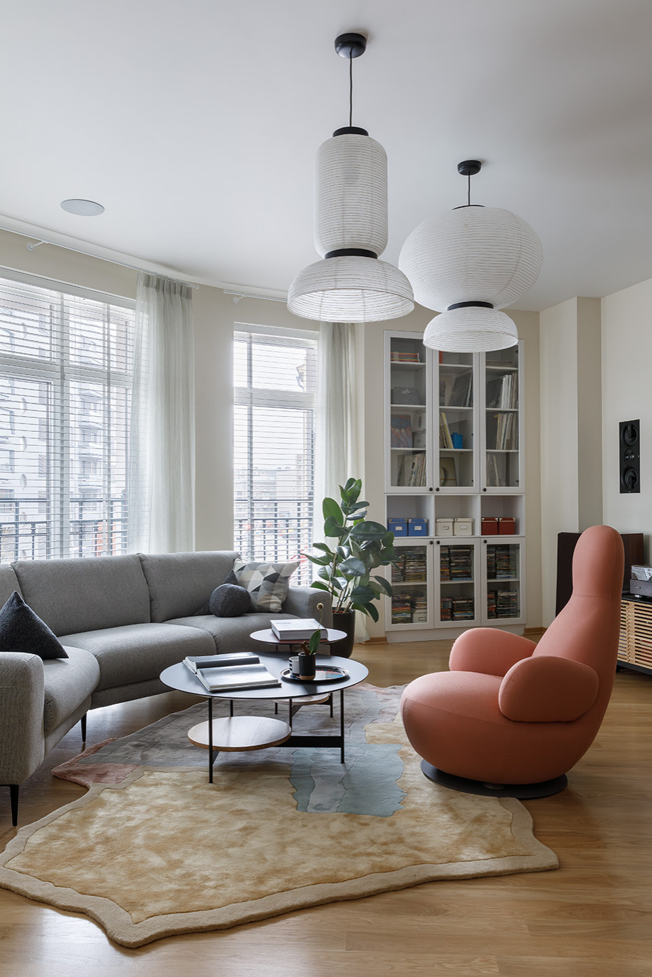 Houzz тур: Квартира с радиусной планировкой