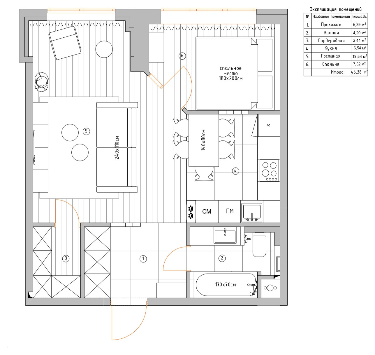 Houzz-тур: Зеленая квартира с оглядкой на 70-е