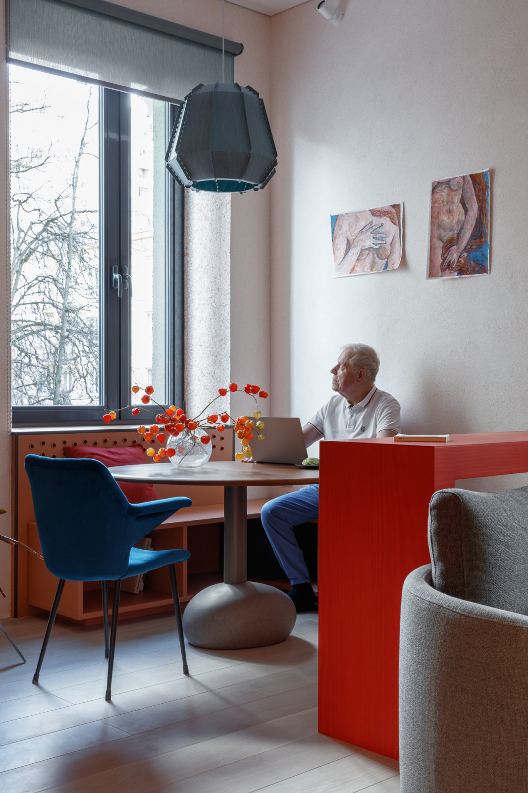 Houzz тур: Яркие апартаменты почти без стен