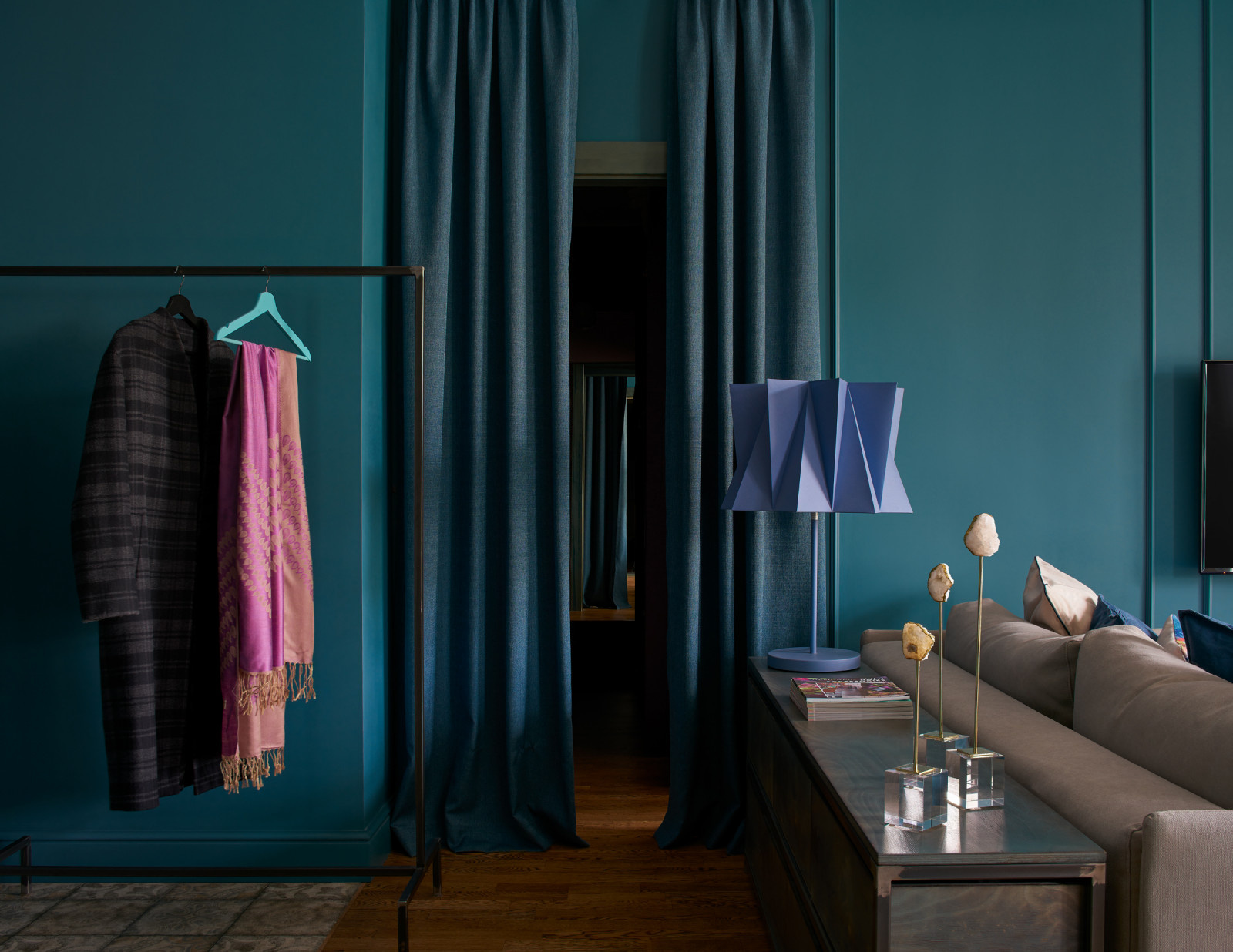 Houzz тур: Квартира-убежище в оттенках океана