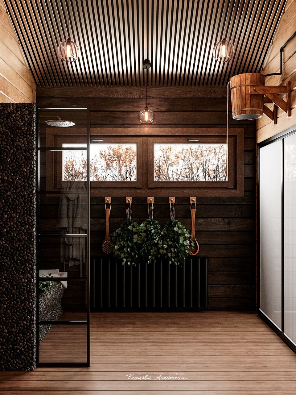 Проект SPA-комплекса в загородном доме г. Новосибирск