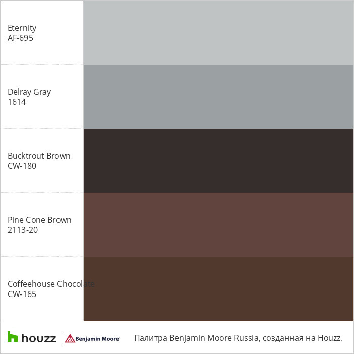 Моя Benjamin Moore Russia® палитра цветов