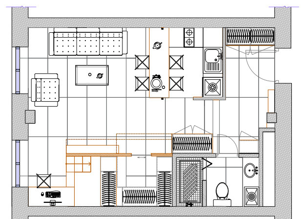 Houzz тур: Студия из интерьерного конструктора — 39 кв.м