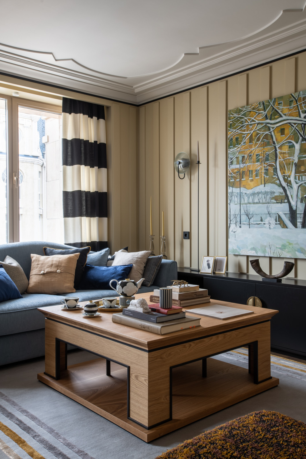 Houzz тур: Казанский интерьер, вдохновленный зимним Ленинградом